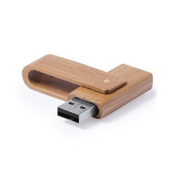 Clé USB Éco-responsable 16GB Publicitaire Haidam Matières : bambou 2