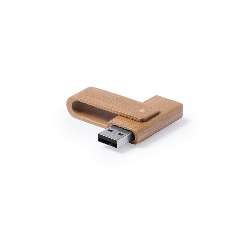 Clé USB Éco-responsable 16GB Publicitaire Haidam Matières : bambou livraison express 24h 48h