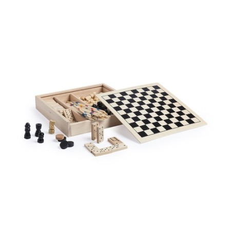 Set Unique de Jeux en Bois Publicitaire Xigral Matières : bois personnalisable avec votre logo