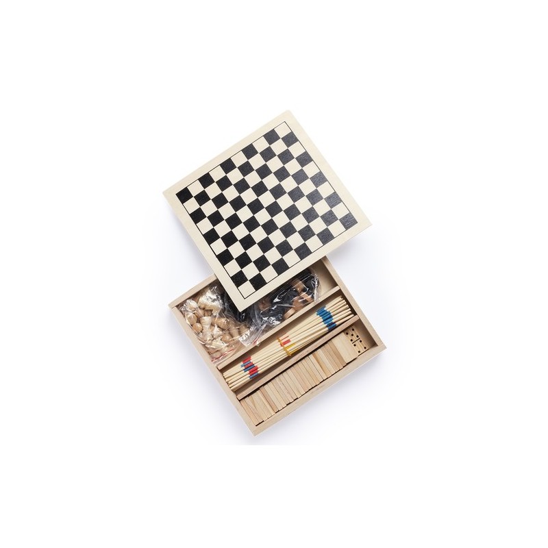 Set de Jeux Xigral en Bois - Idéal pour Entreprises