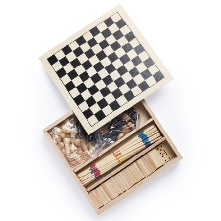 Set Unique de Jeux en Bois Publicitaire Xigral Matières : bois cadeau entreprise pas cher
