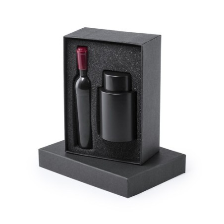 Set de Vin Personnalisé avec Accessoires Éco-responsables Kazan Matières : carton cadeau entreprise pas cher
