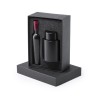 Set de Vin Personnalisé avec Accessoires Éco-responsables Kazan Matières : carton cadeau entreprise pas cher