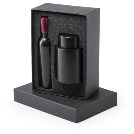 Set de Vin Personnalisé avec Accessoires Éco-responsables Kazan Matières : carton impression haute définition