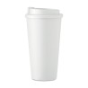 Gobelet double paroi isotherme personnalisable 475 ml - TUESDAY Matières : polypropylène (PP) Couleurs : blanc cadeau client ori