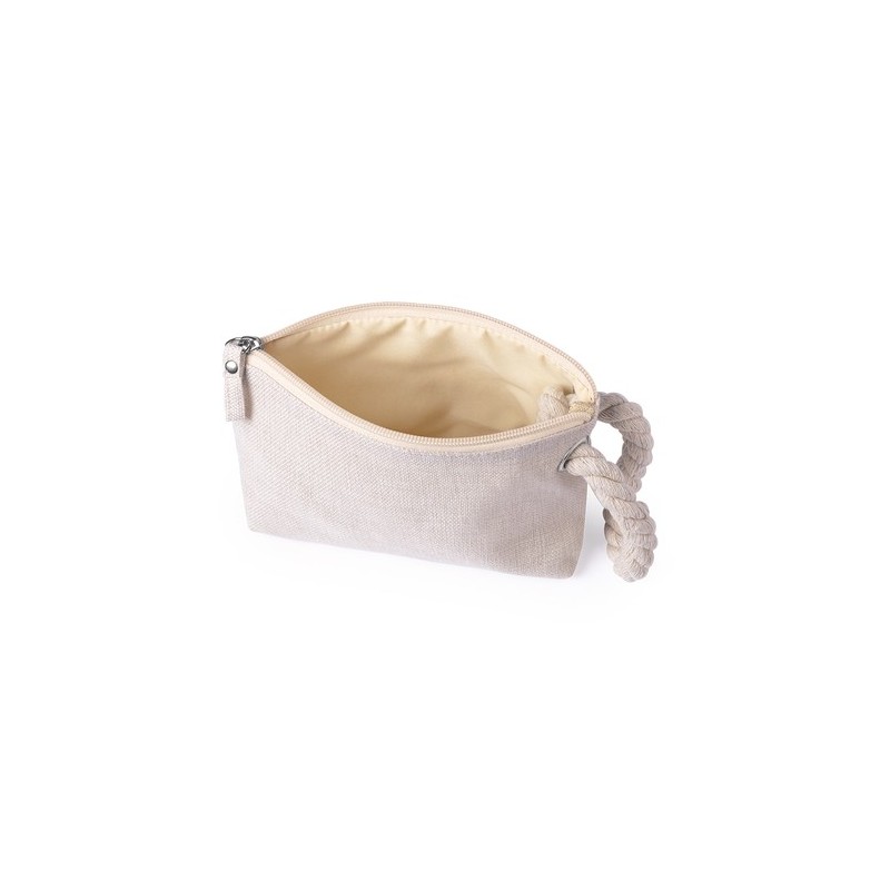 Nécessaire Personnalisé Publicitaire Babit Matières : coton Couleurs : naturel cadeau entreprise pas cher