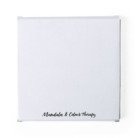 Set Personnalisé de Mandala avec Crayons et Motifs Relaxants - Boltex Matières : carton personnalisable avec votre logo