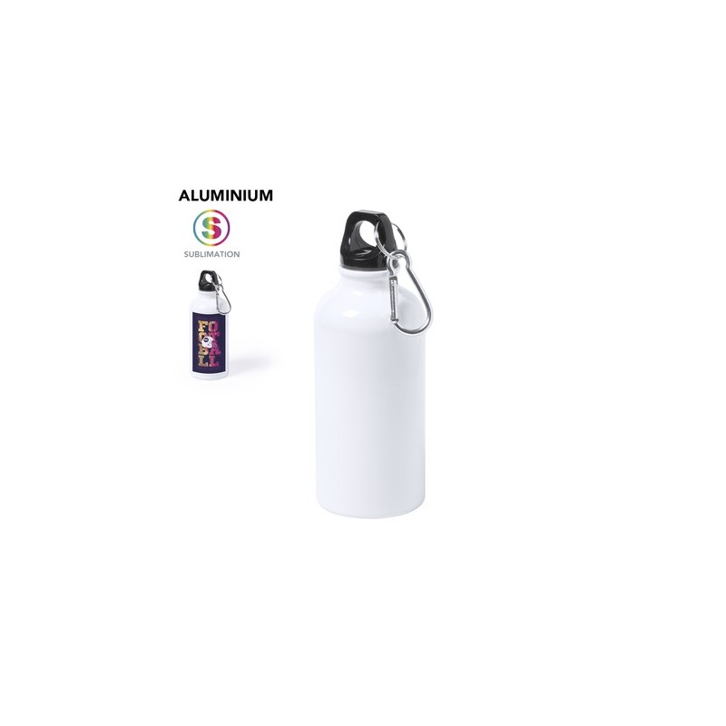 Gourde Éco-responsable Personnalisée pour Événements - Bidon Sublimation Greims Matières : aluminium Couleurs : blanc personnali