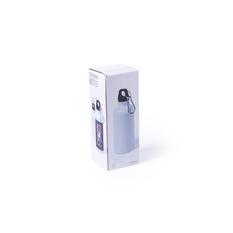 Gourde Éco-responsable Personnalisée pour Événements - Bidon Sublimation Greims Matières : aluminium Couleurs : blanc marquage l