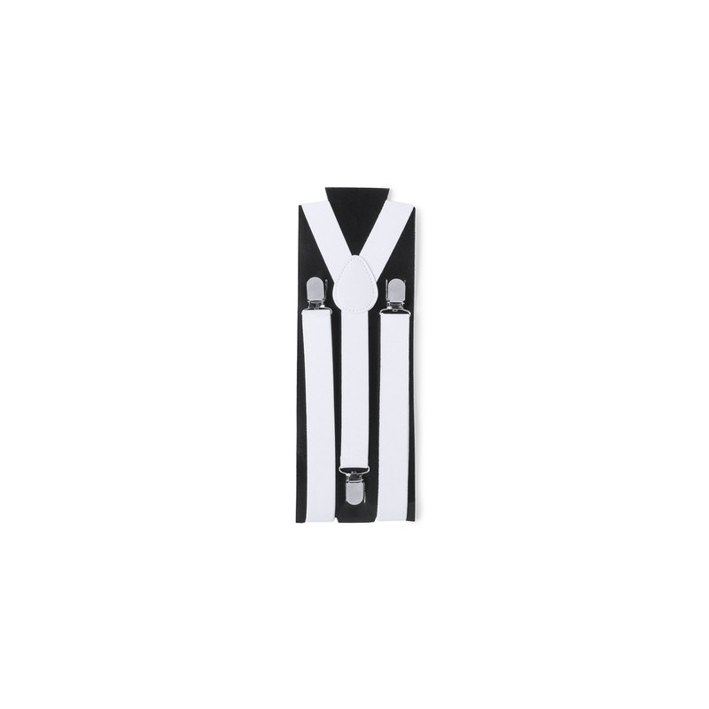 Bretelles Personnalisées en Mode Accessoires - Corkey Matières : polyester Couleurs : blanc personnalisable avec votre logo