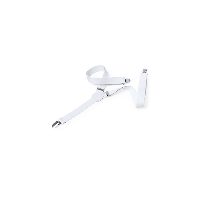 Bretelles Personnalisées en Mode Accessoires - Corkey Matières : polyester Couleurs : blanc impression haute définition