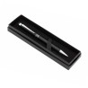 Stylet bille personnalisé  - Salend Matières : aluminium Couleurs : noir objet promotionnel éco-responsable