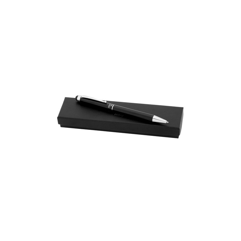 Stylet bille personnalisé  - Salend Matières : aluminium Couleurs : noir cadeau collaborateur premium