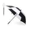 Parapluie durable et publicitaire de golf Budyx Matières : pongée Couleurs : blanc personnalisable avec votre logo