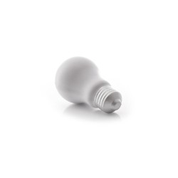 Ampoule Antistress Éco-responsable Personnalisée pour un Bien-être Garanti Kidea Matières : PU Couleurs : blanc cadeau entrepris