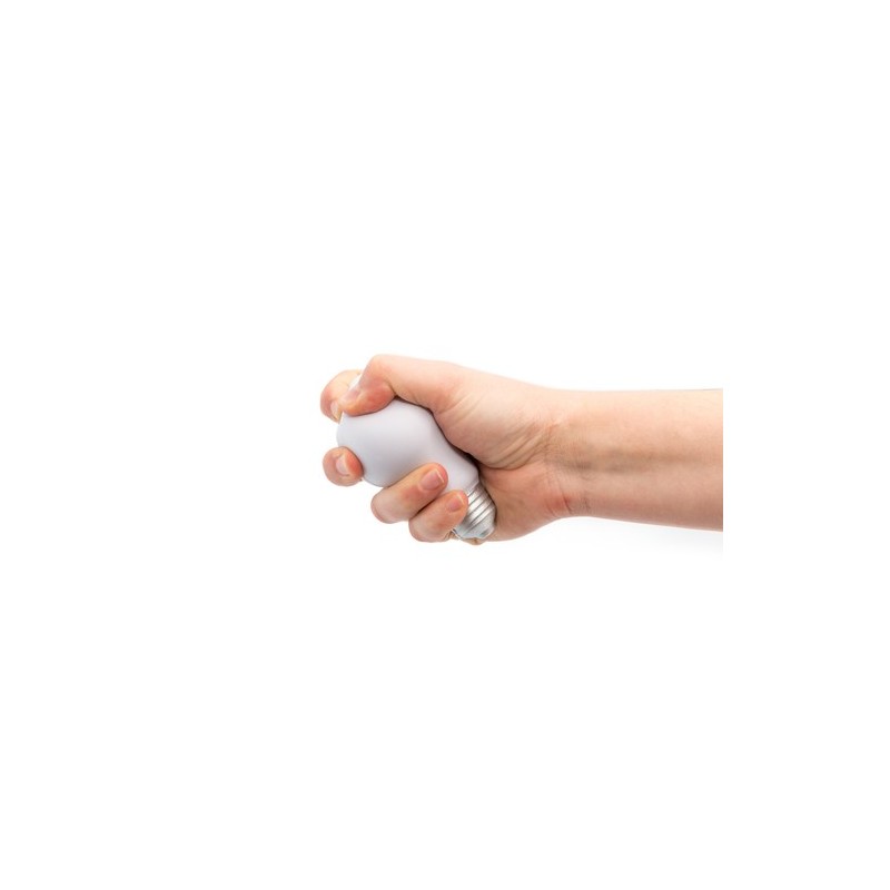 Ampoule Antistress Éco-responsable Personnalisée pour un Bien-être Garanti Kidea Matières : PU Couleurs : blanc goodies publicit