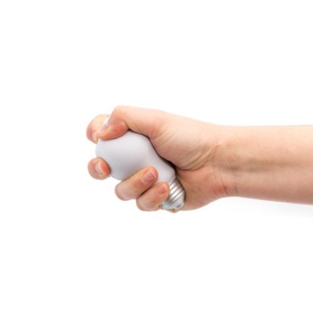 Ampoule Antistress Éco-responsable Personnalisée pour un Bien-être Garanti Kidea Matières : PU Couleurs : blanc goodies publicit