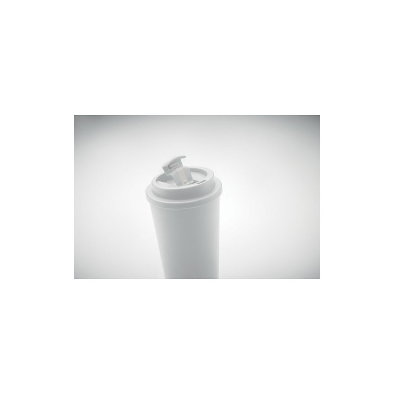 Gobelet double paroi isotherme personnalisable 475 ml - TUESDAY Matières : polypropylène (PP) Couleurs : blanc goodies personnal