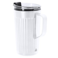 Tasse thermique pas cher personnalisée Korpla Couleurs : argenté Matières : acier inoxydable recyclé 2