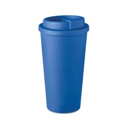 Gobelet double paroi isotherme personnalisable 475 ml - TUESDAY Matières : polypropylène (PP) Couleurs : bleu personnalisable av
