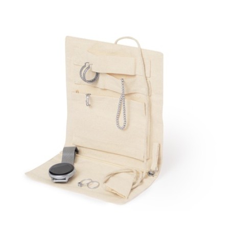 Etui Personnalisable en Coton pour Bijoux Azix Matières : coton cadeau entreprise pas cher