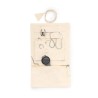 Etui Personnalisable en Coton pour Bijoux Azix Matières : coton marquage laser ultra précis