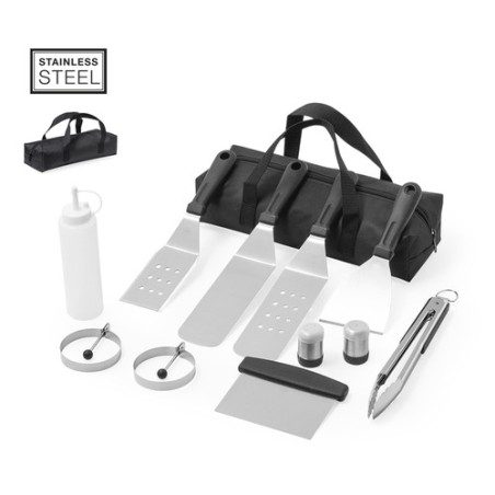 Set de Barbecue Personnalisé en Acier Inox - Raiken Matières : acier inoxydable