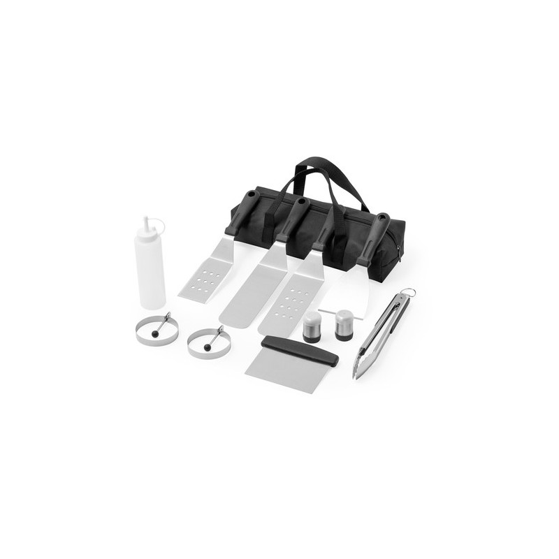Set de Barbecue Personnalisé en Acier Inox - Raiken Matières : acier inoxydable cadeau entreprise pas cher