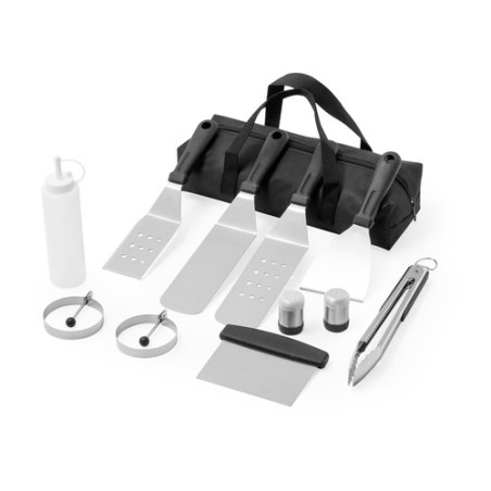 Set de Barbecue Personnalisé en Acier Inox - Raiken Matières : acier inoxydable cadeau entreprise pas cher
