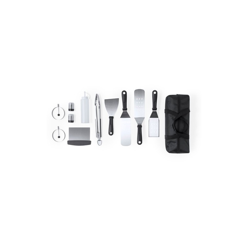 Set de Barbecue Personnalisé en Acier Inox - Raiken Matières : acier inoxydable impression haute définition