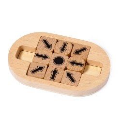 Puzzle Mini Personnalisé en Bois Jeu d'Adresse Jatrex pas cher Matières : bois cadeau entreprise pas cher