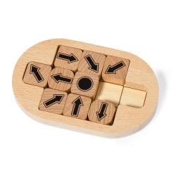 Puzzle Mini Personnalisé en Bois Jeu d'Adresse Jatrex pas cher Matières : bois goodies publicitaire événementiel
