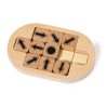 Puzzle Mini Personnalisé en Bois Jeu d'Adresse Jatrex pas cher Matières : bois goodies publicitaire événementiel