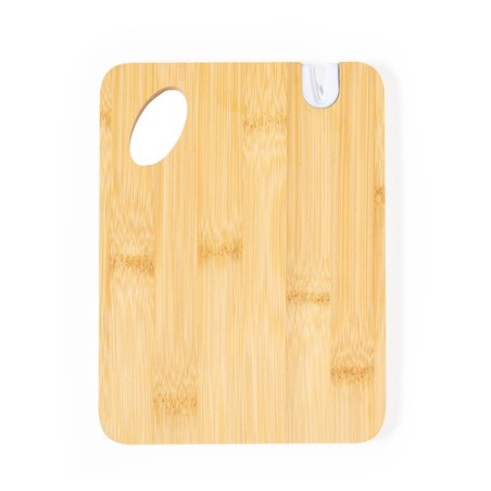 Planche à Découper Personnalisée Éco-responsable avec Aiguiseur Polter - Ustensiles de Cuisine Matières : bambou personnalisable