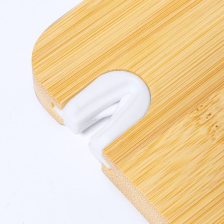 Planche à Découper Personnalisée Éco-responsable avec Aiguiseur Polter - Ustensiles de Cuisine Matières : bambou impression haut