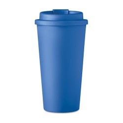 Gobelet double paroi isotherme personnalisable 475 ml - TUESDAY Matières : polypropylène (PP) Couleurs : bleu impression haute d