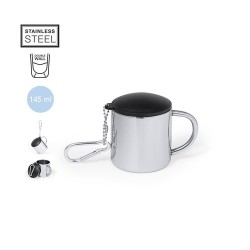 Tasse Éco-responsable Personnalisée - Melbour Matières : acier inoxydable Couleurs : argenté 2