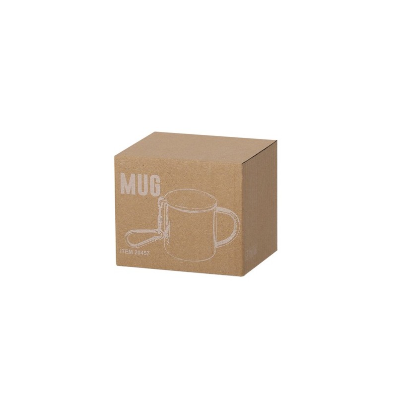 Tasse Éco-responsable Personnalisée - Melbour Matières : acier inoxydable Couleurs : argenté marquage laser ultra précis