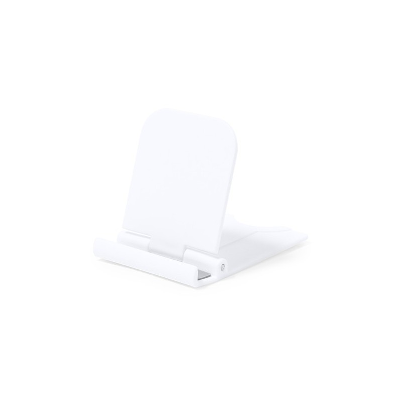 Support Pliable Économique Personnalisé pour Smartphone et Tablette - Linkil Couleurs : blanc cadeau entreprise pas cher