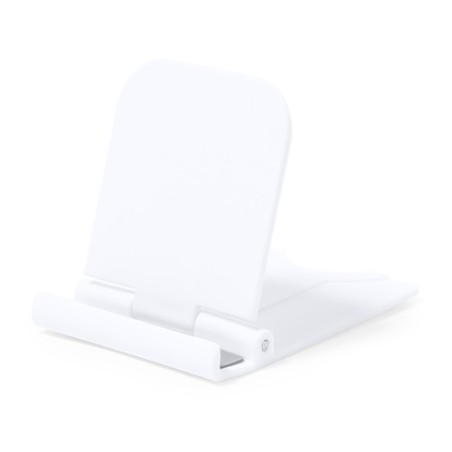 Support Pliable Économique Personnalisé pour Smartphone et Tablette - Linkil Couleurs : blanc cadeau entreprise pas cher