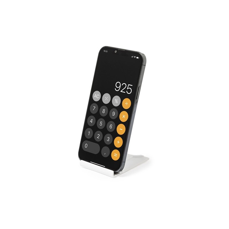 Support Pliable Économique Personnalisé pour Smartphone et Tablette - Linkil Couleurs : blanc goodies publicitaire événementiel