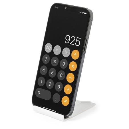 Support Pliable Économique Personnalisé pour Smartphone et Tablette - Linkil Couleurs : blanc goodies publicitaire événementiel