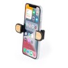 Support Téléphone Design Personnalisé Amiltox - Support pas cher Matières : bambou Couleurs : noir goodies publicitaire événemen