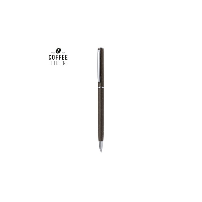 Stylo Publicitaire Éco-responsable Trall Matières : ABS Couleurs : marron personnalisable avec votre logo