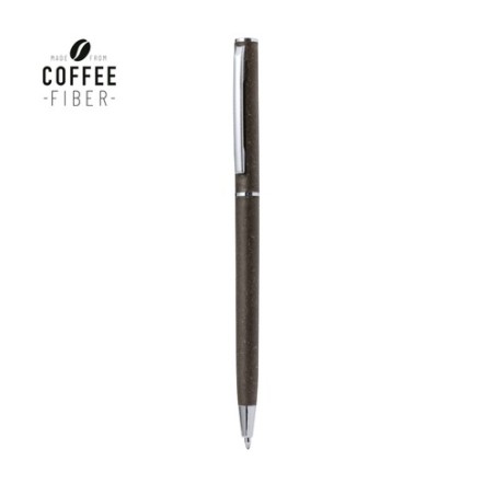 Stylo Publicitaire Éco-responsable Trall Matières : ABS Couleurs : marron personnalisable avec votre logo