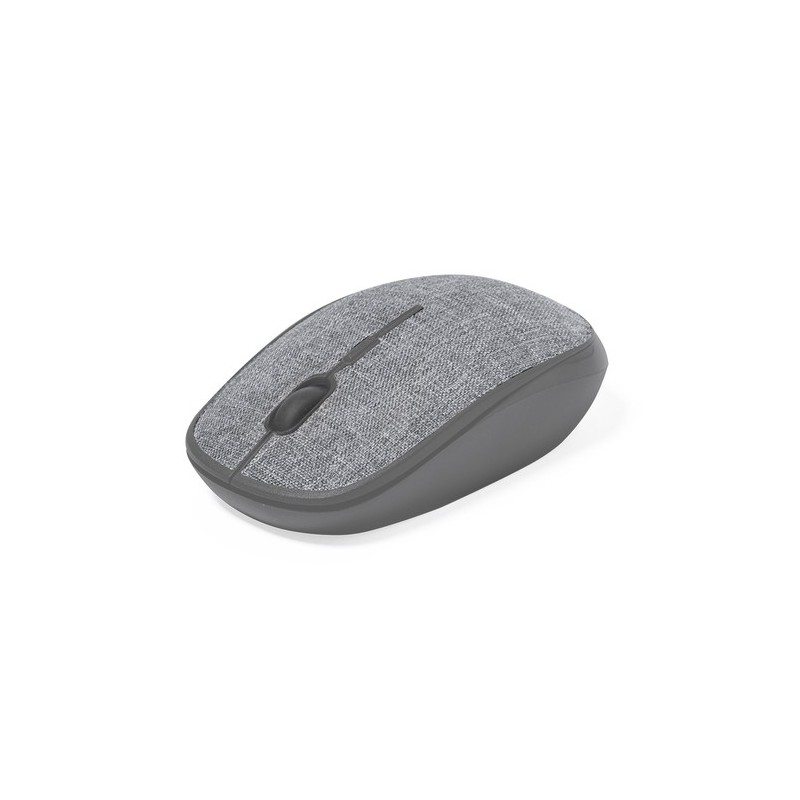 Souris Éco-responsable Personnalisée Haute Technologie - Elington pas cher Couleurs : gris Matières : polyester recyclé cadeau e