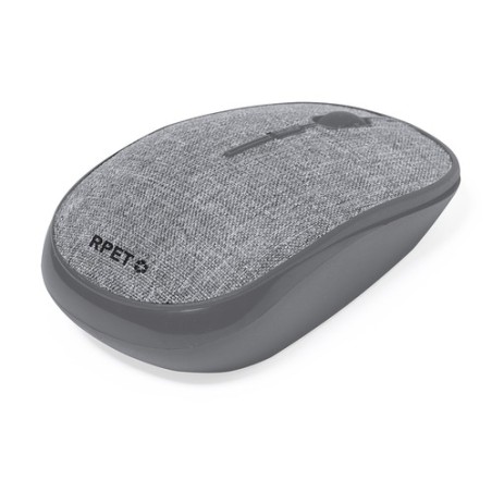 Souris Éco-responsable Personnalisée Haute Technologie - Elington pas cher Couleurs : gris Matières : polyester recyclé goodies 