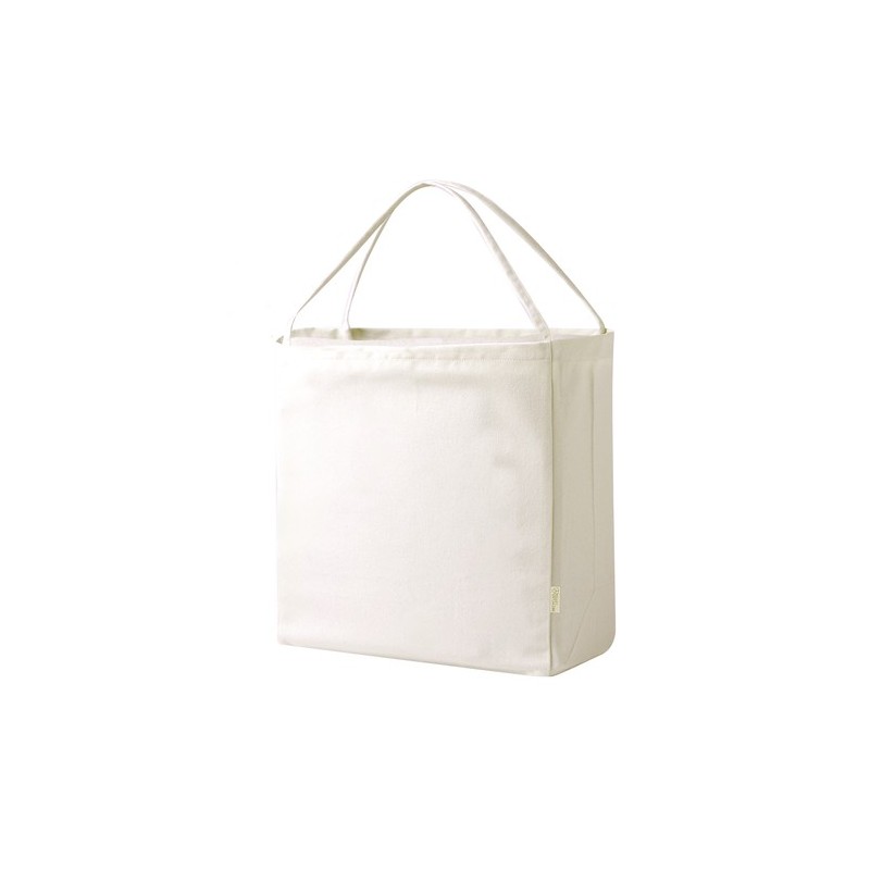 Sac Publicitaire en Coton Recyclé Yaponic Matières : coton recyclé Couleurs : naturel cadeau entreprise pas cher
