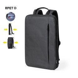 Sac à Dos Durable Personnalisé et Extensible Weiter à prix réduit Matières : PET recyclé Couleurs : noir 2
