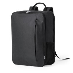 Sac à Dos Durable Personnalisé et Extensible Weiter à prix réduit Matières : PET recyclé Couleurs : noir goodies publicitaire év